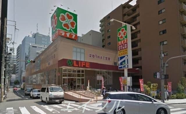 ライフ土佐堀店(スーパー)まで478m 京町堀ビューアパートメント