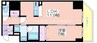 プレサンス阿波座駅前 1LDKの間取り