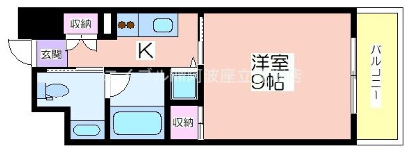 間取図 グランツ西大橋（旧ルクレ立売堀）