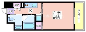 間取図 グランツ西大橋（旧ルクレ立売堀）