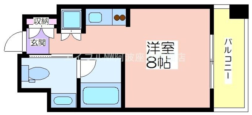 間取図 グランツ西大橋（旧ルクレ立売堀）