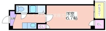 間取図 ベルフレージュ北堀江