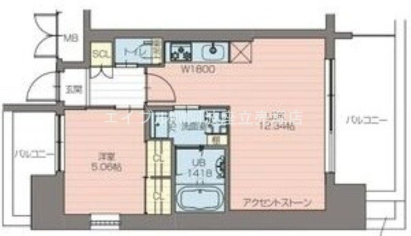 間取図 プレジオ阿波座