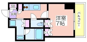 間取図 アーバネックス四ツ橋