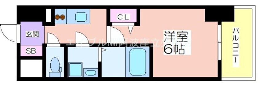 間取図 エスリードレジデンス大阪本町