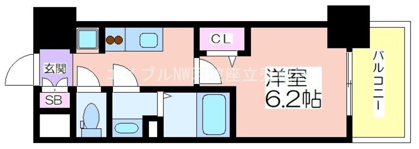 間取図 アドバンス大阪セレーノ