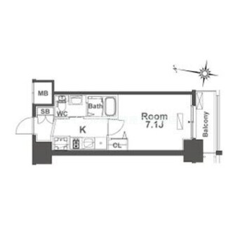 間取図 TLRレジデンス本町WEST