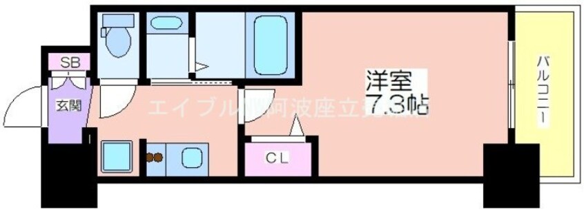 間取図 TLRレジデンス本町WEST