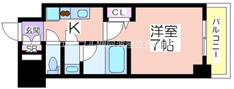 間取図 ルクレ新町レジデンス