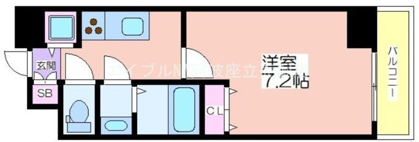 間取図 サムティ阿波座Lusso