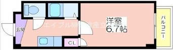 間取図 ベルフレージュ北堀江