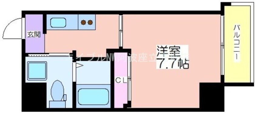 間取図 エグゼ西大阪