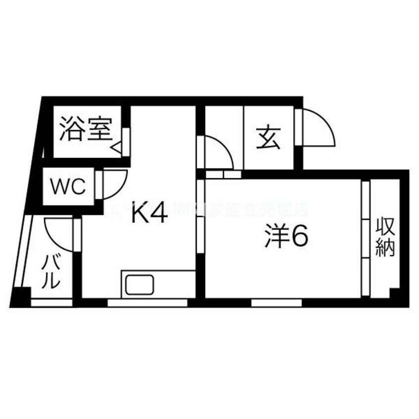 間取図 北堀江ビル