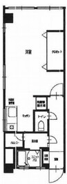 横井第3ビル 1Rの間取り