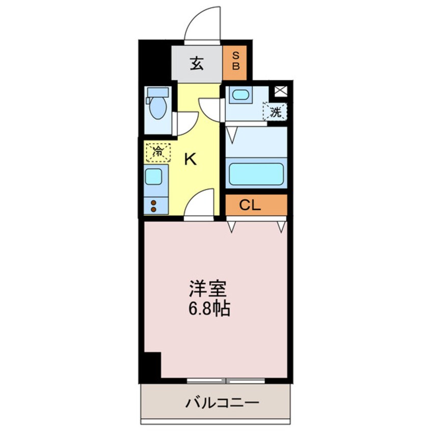 間取図 MISTRAL姫路駅前Ⅳ