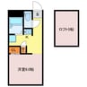 Cardiff 1Kの間取り
