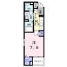 フェルマータ・ピノ 1Kの間取り