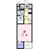 ブルーベル 1Kの間取り