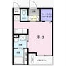 フィレール　デュ　トラジャⅢ 1Rの間取り