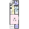 エクセル神屋町 1Kの間取り