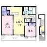 メゾン ド シュシュ ウエスト 2LDKの間取り