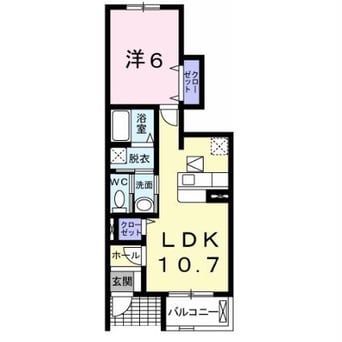 間取図 ピーチテラス