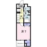 コレクト　ライル 1Kの間取り