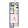 ジュエル 1Kの間取り