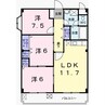 フラッツ・アイ 3LDKの間取り