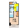VILLA・SERENO姫路 1Kの間取り