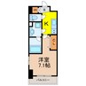 VILLA・SERENO姫路 1Kの間取り