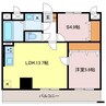 MISTRAL北条口Ⅱ 1LDK+Sの間取り
