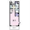Sky Room・南条 1Rの間取り