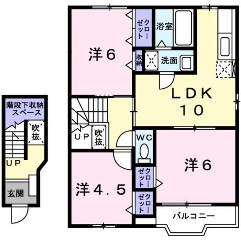 間取図 グリーンコート柿内