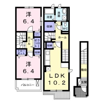 間取図 ロジュマンⅡ