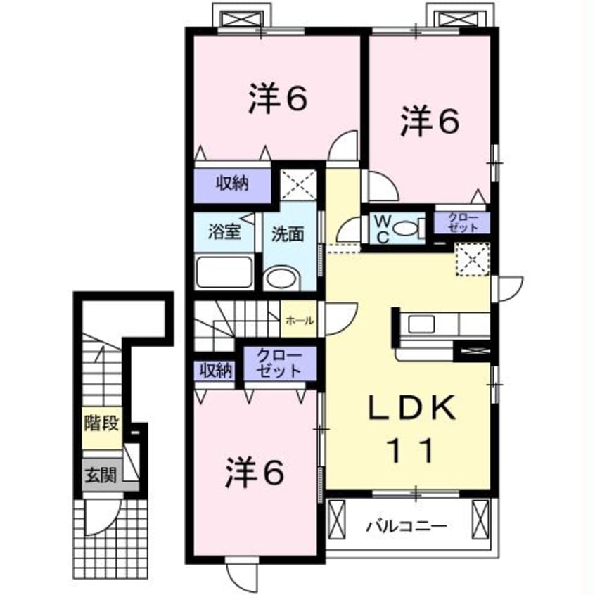 間取図 オアシス上ノ茶屋