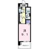 クレール姫路 1Kの間取り