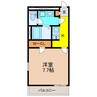 FORTUNA片田町 1Kの間取り