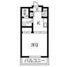 カリヨン三藏田 1Kの間取り