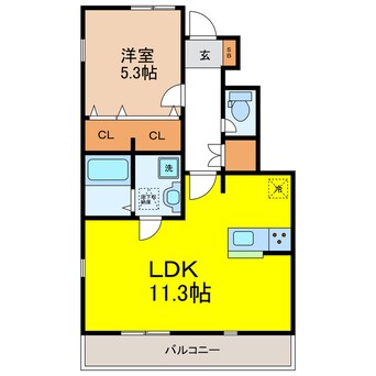 間取図 アルポルト姫路砥堀