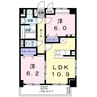 プレミア 2LDKの間取り