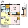 アンベリール・阿保 2LDKの間取り