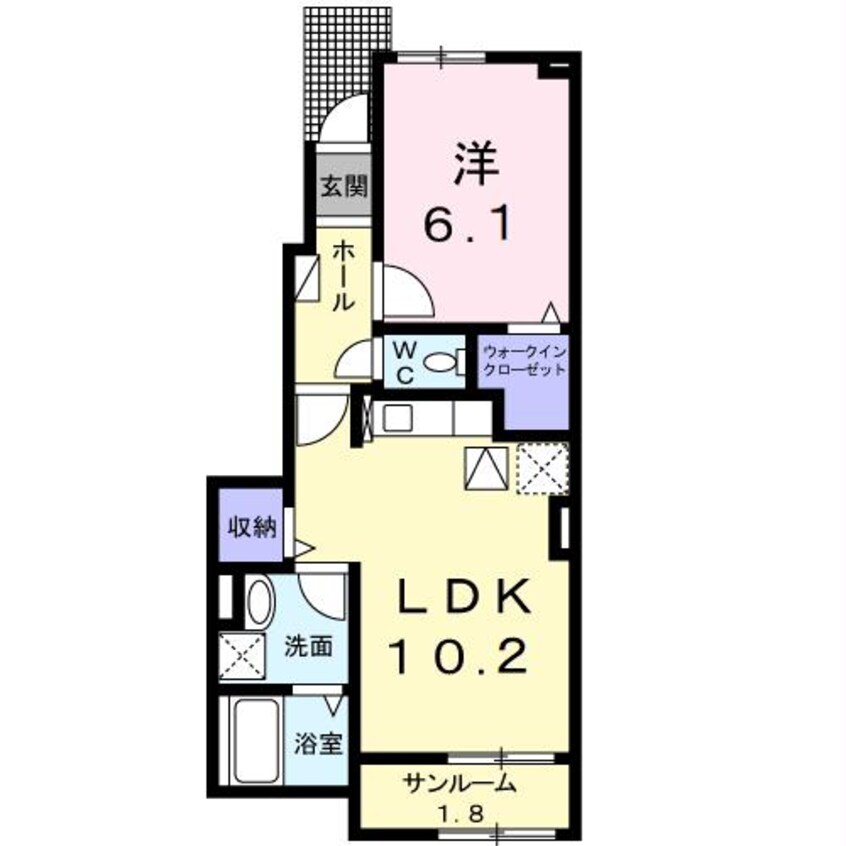 間取図 エスポアール姫路東