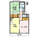 メゾン堀川B棟の間取図