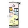 D-Place西飾磨 Abelia 1LDKの間取り