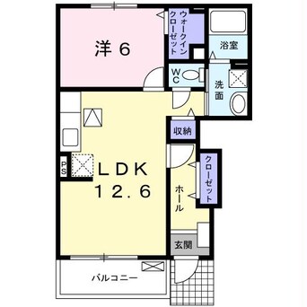 間取図 ラルジュ　フォンテーヌⅢ