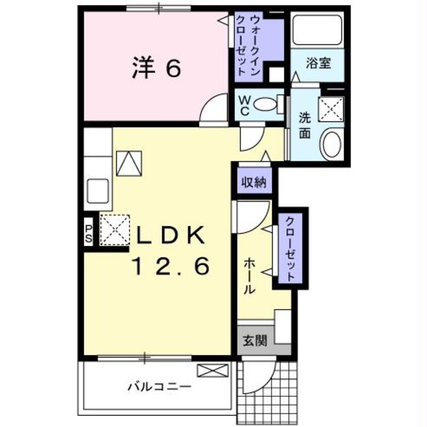 間取図 ラルジュ　フォンテーヌⅢ