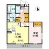 THE RESIDENCE姫路神屋町 1LDKの間取り