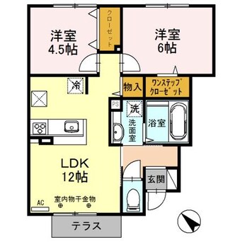 間取図 コーポラスイヅツ