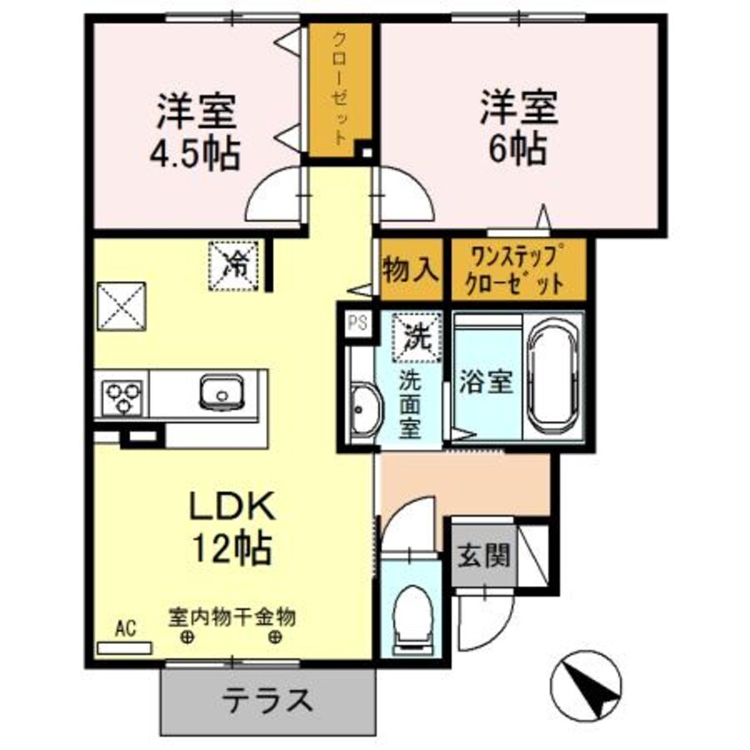 間取図 コーポラスイヅツ